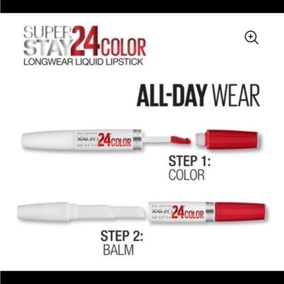 BRAND NEW Maybelline SuperStay 24 2-Step Liquid Lipstick, 050 Unlimited Raisin - Picture 3 of 10